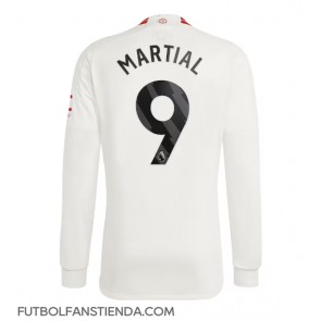Manchester United Anthony Martial #9 Tercera Equipación 2023-24 Manga Larga